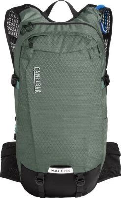 Camelbak M.U.L.E Pro 14 Agave Green/black Rucksack Mit 3 L Trink-Reservoir -Camelbak camelbak m.u.l.e. pro 14 agave green black rucksack mit 3 l trink reservoir 2