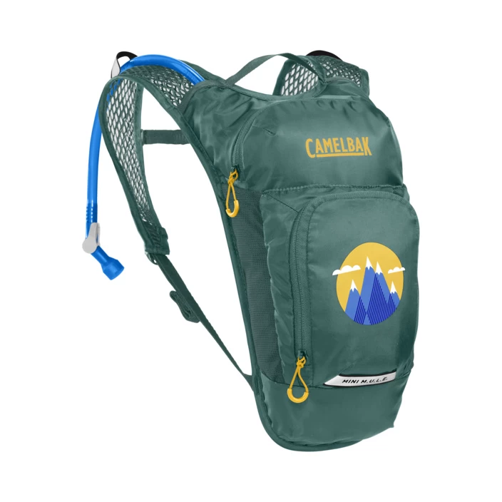 Camelbak Mini M.U.L.E. Green Mountain Kinderrucksack Mit 1.5 L Trinksystem 1 Camelbak Mini M.U.L.E. Green Mountain Kinderrucksack Mit 1.5 L Trinksystem